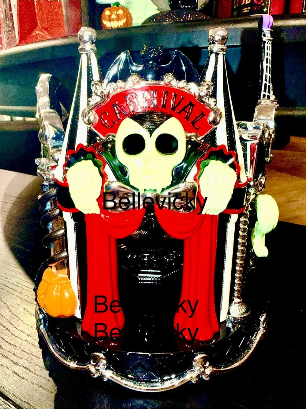 Bath & Body Works Halloween Glow in The Dark Circus Luminary 3 Wick Candle Rare